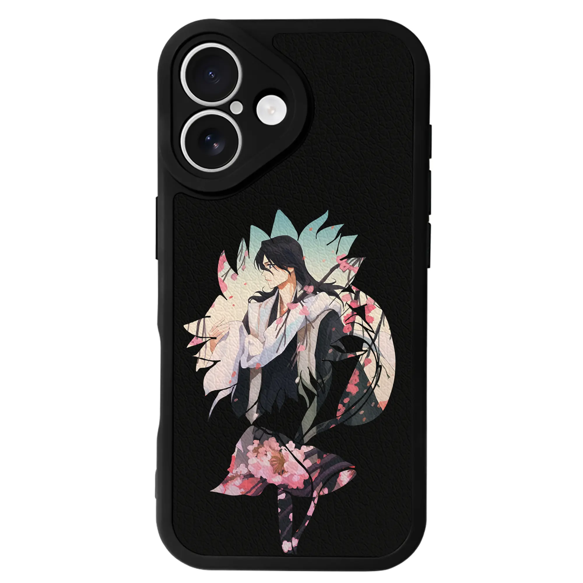 ブリーチ グッズ,朽木 白哉 - IPhone 16シリーズ対応 ・ シリコンスマホケース ・ レザー調 ・ 高精度フィット ・ 耐衝撃 ・ ワイヤレス充電対応 ・ 精密カット